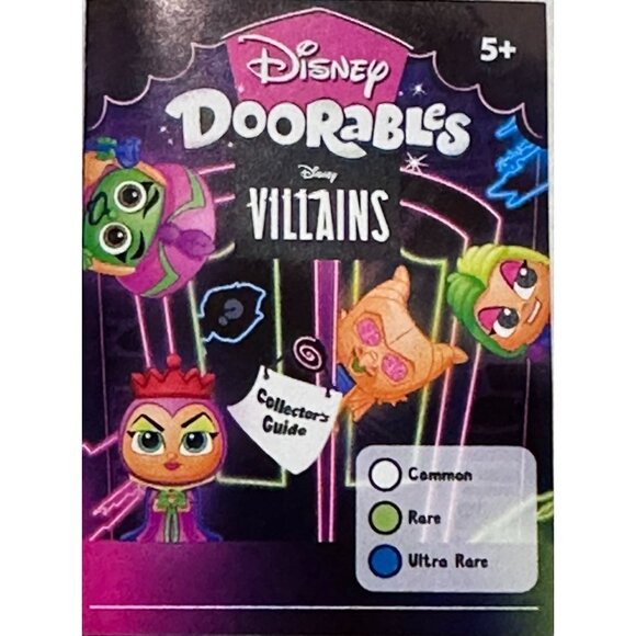 Disney Doorables Blacklight Villains CRUELLA DE VIL 101 Dalmations GLOWS NEW - Picture 3 of 9